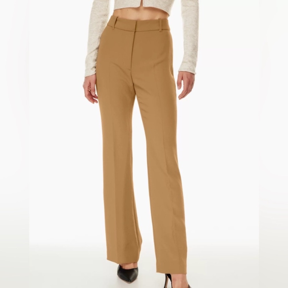 Aritzia wilfred cabaret flare pant tan/camel EUC